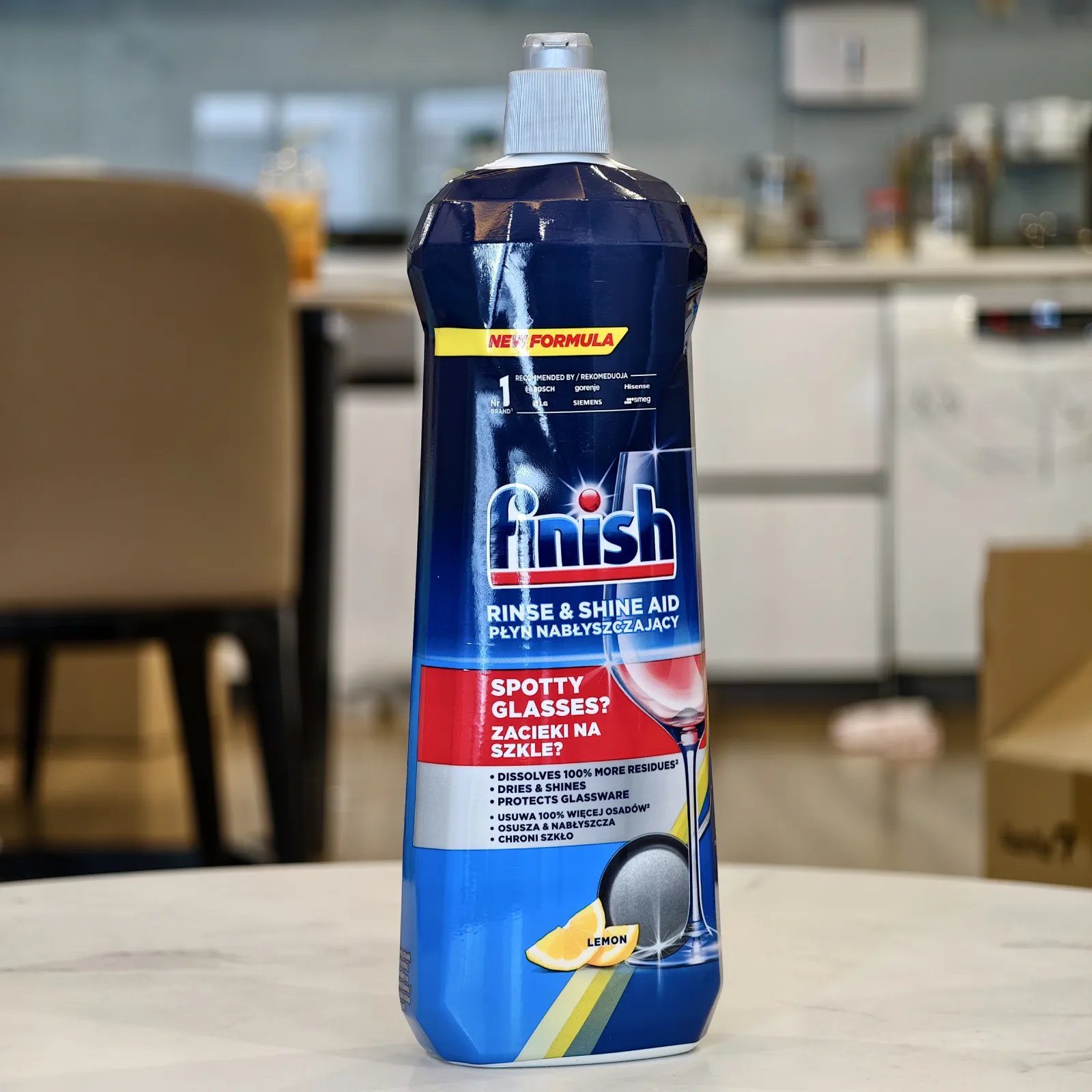 Nước làm bóng Finish 800ml - Hương chanh