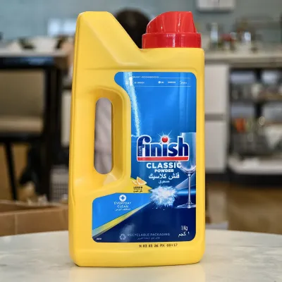 Bột rửa bát Finish Classic 1Kg - Hương Chanh