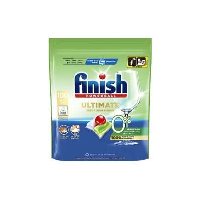 Viên rửa bát Finish Ultimate Eco 0% 100 viên